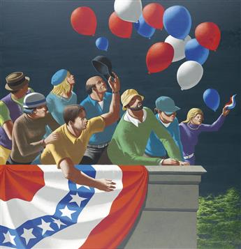 LEONARD E. FISHER The 4th of July.